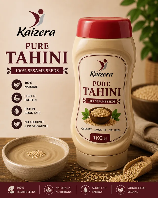 KAIZERA pure tahini jar